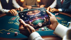 Lobby view showing available Texas Poker tables with stake levels and player counts